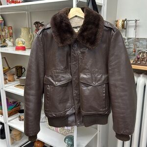 Vintage Sears Leather Jacket